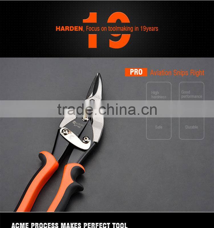 Professional Chrome Vanadium Aviation Snips Right