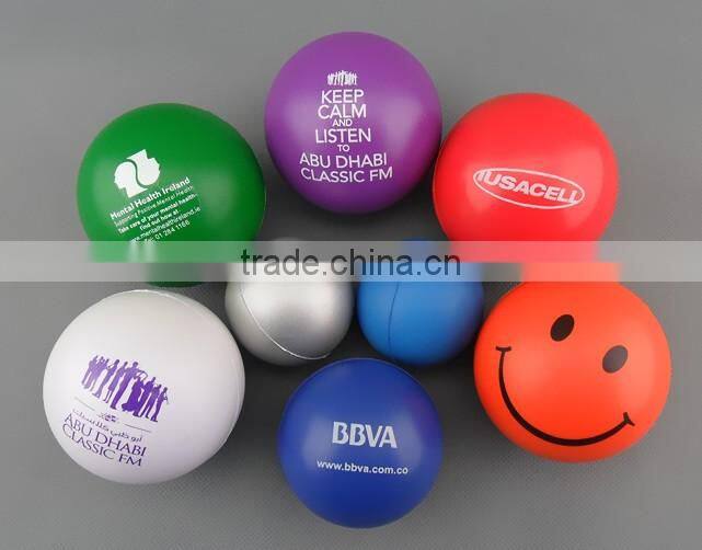 promotional item pu anti stress ball with custom logo