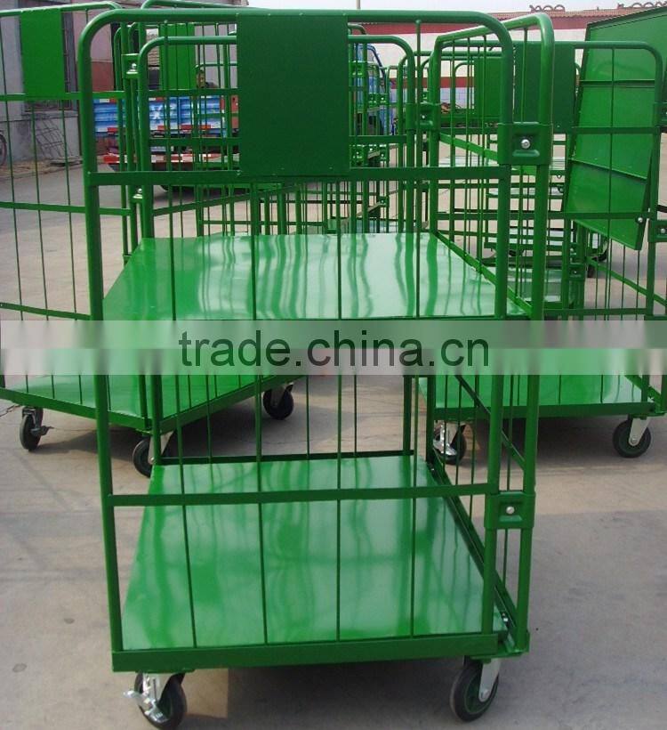 powder coated folding roll container tc-02