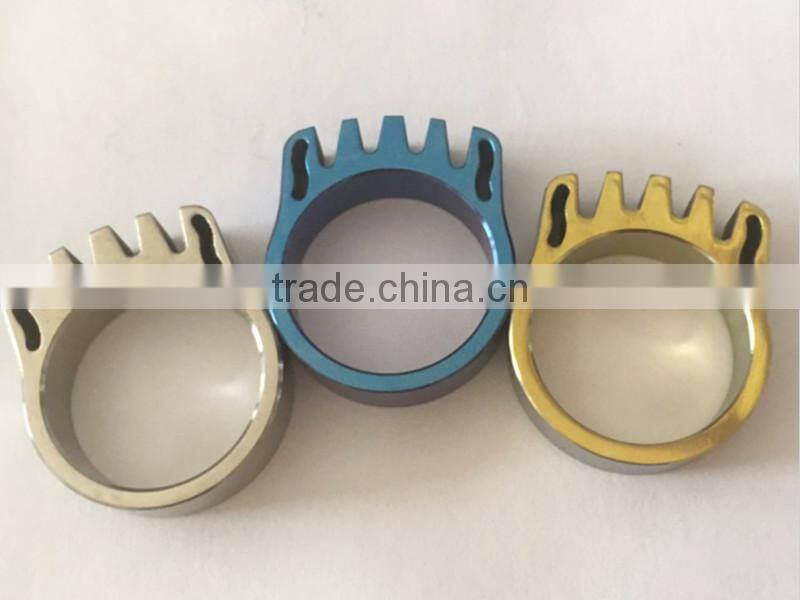 TK-1778 tactical gear survival tool EDC TC4 titanium alloy Self-Defense Ring