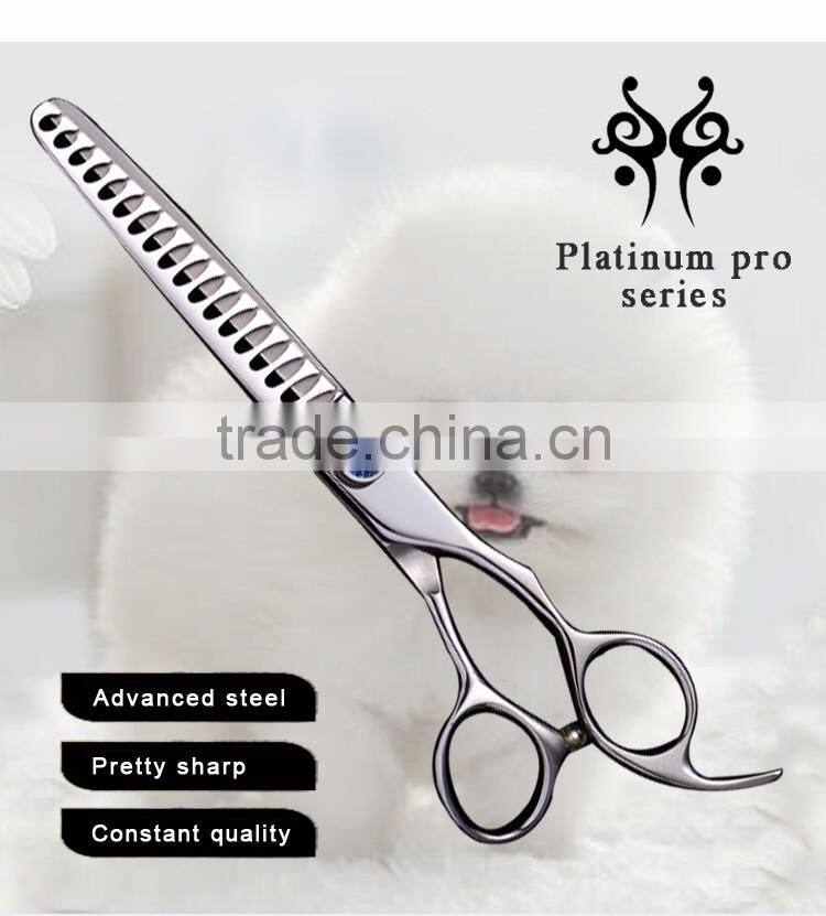 High quality stainless steel and professional pet groming scissors