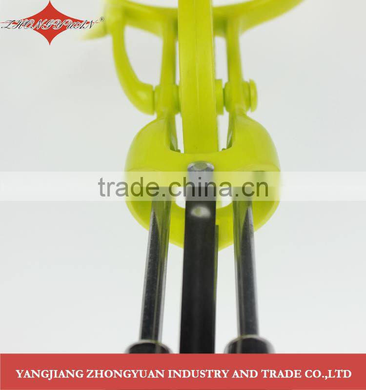 16' Classic Rotary stainless steel egg beater with green pp handle