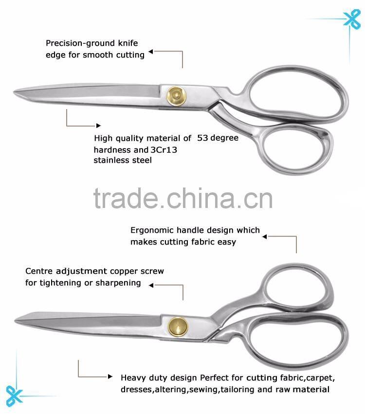 ergonomic heavy duty stainless steel scissors