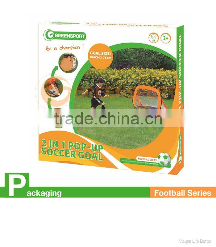 2 IN 1 QUICK POP-UP SOCCER GOAL