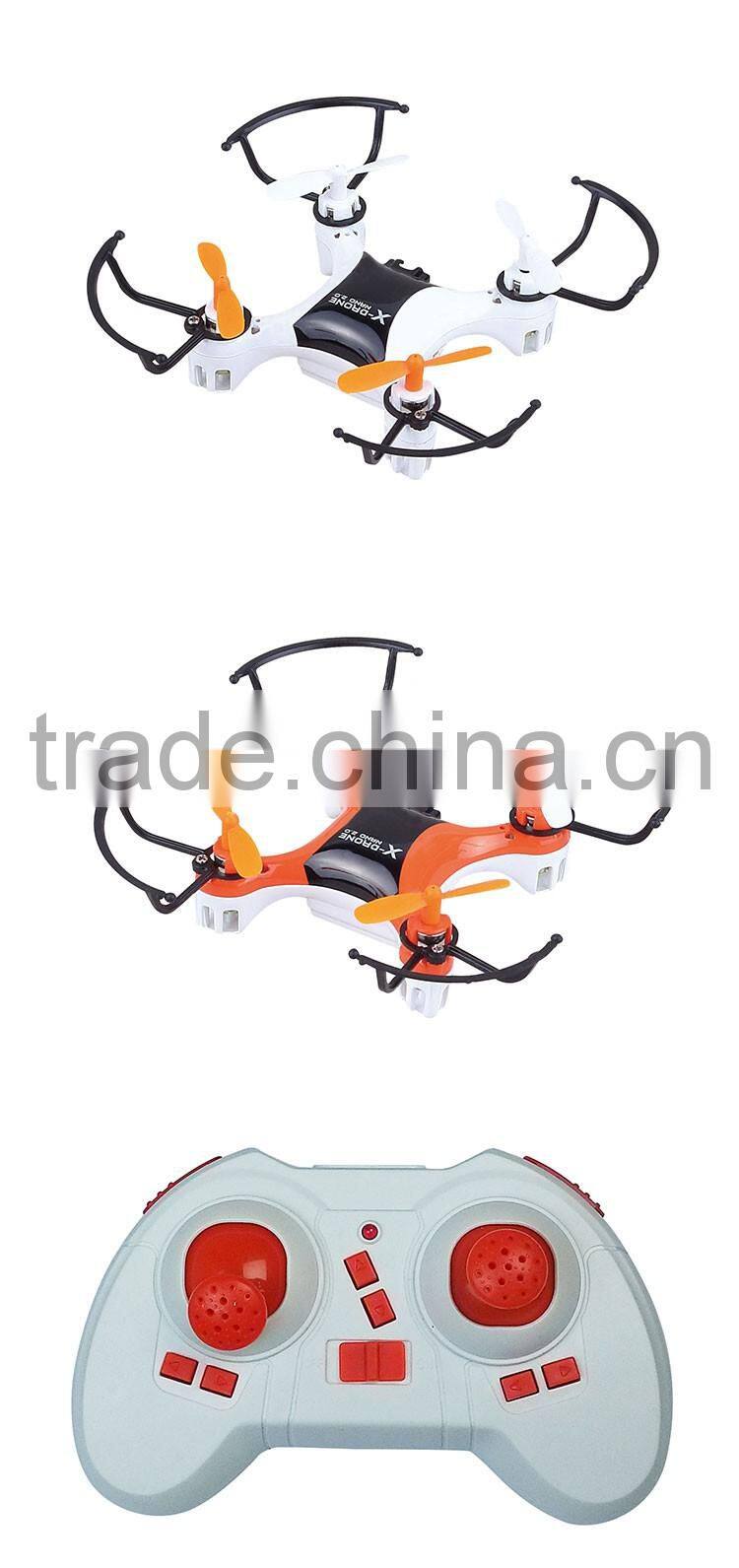 Throw launch capability drone mini with protection ring