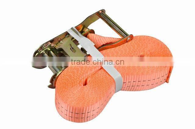 1.5" ratchet tie down without hook, 35mm*5m, one-piece, 1000/2000DAN, CEGS