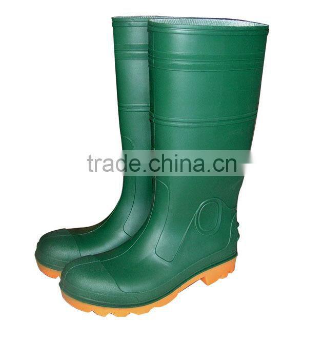 white pvc safety boots men gumboots wholesale