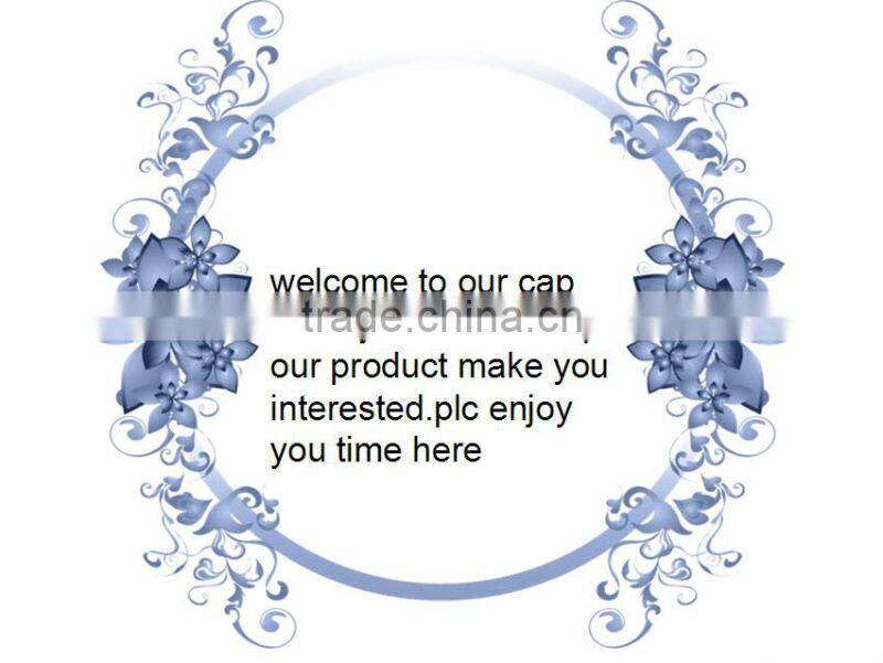 High Quality Dark Blue Cotton Unique Embroidered Baseball Caps