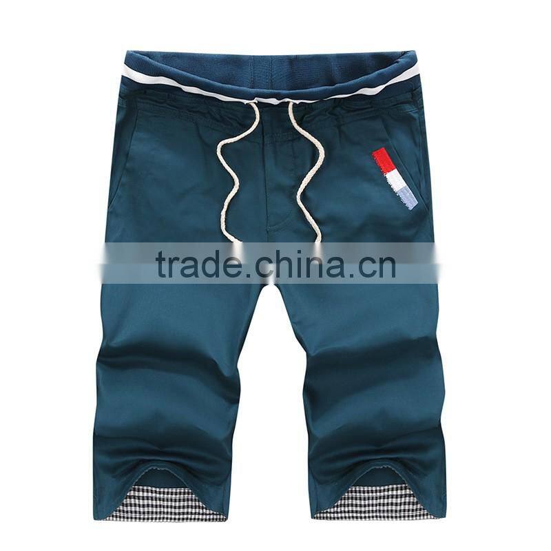 2016 hot sale 100% Cotton men causal men Short Pants/Trousers