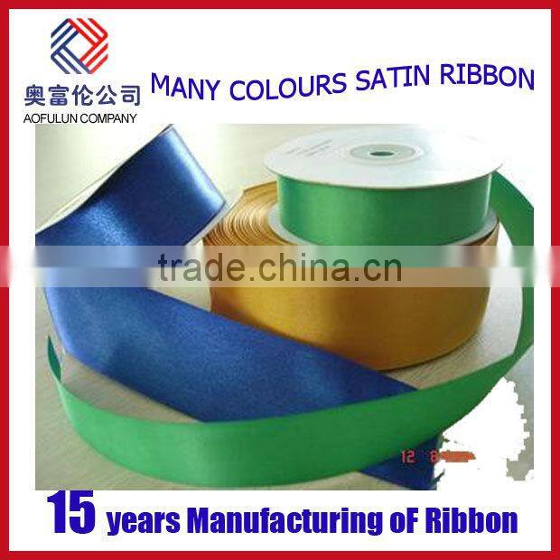 100%polyester bleaching satin ribbon 20mm
