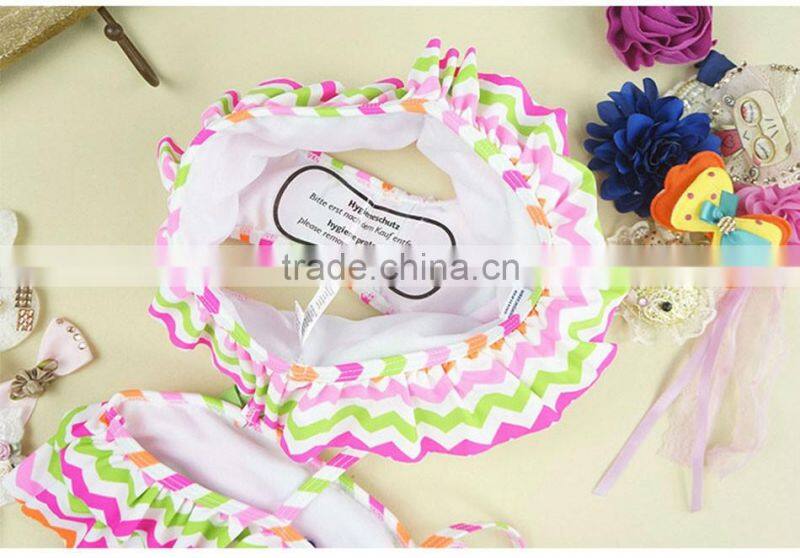 2pcs Latest Fashion Children's Swimwear Hot Sexy Photos Baby Girl Bikini Swimwear 2017
