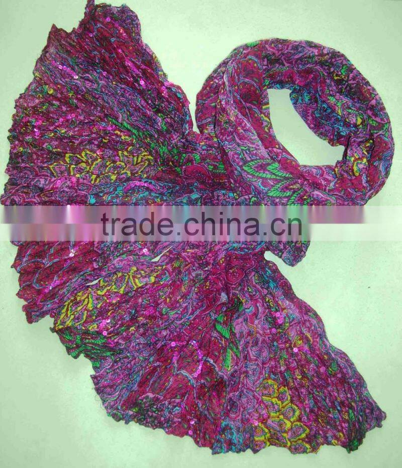 Cotton Crinkled Scarves