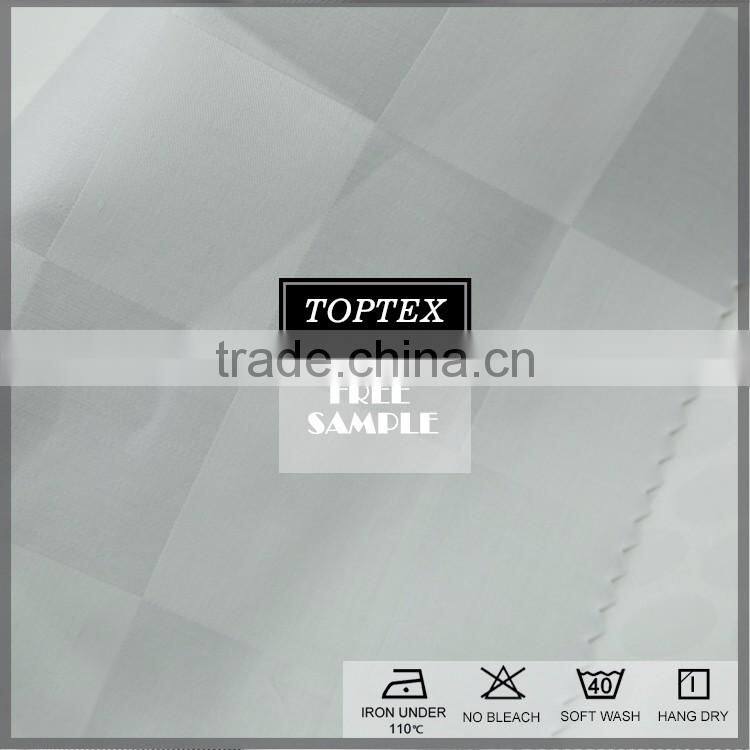100% cotton plain hotel bedding fabric for wholesale