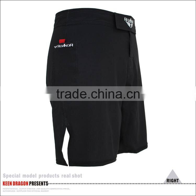 Best Quality Boxing Shorts Four Way Stretch Plain Shorts Man Kickboxing shorts