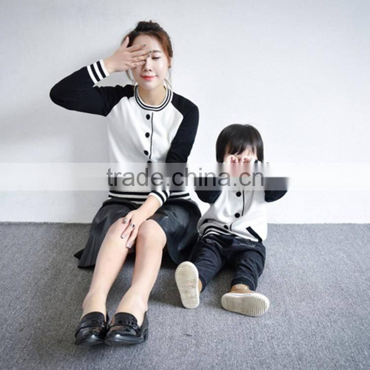 Latest casual family coats mommy and me clothing parent child outfit