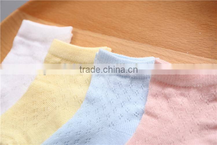 Summer thin section baby socks cotton 0-24 months newborn baby wear