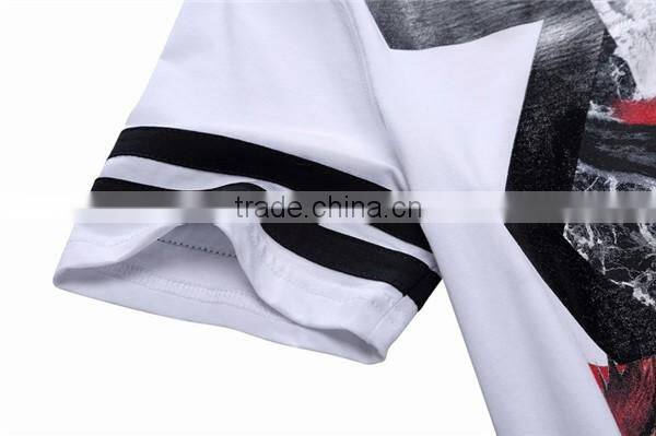 Mens 100% polyester sublimation printing mma t shirt