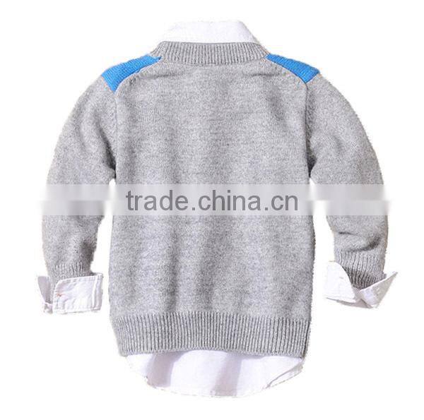 2015 New Design Baby Boys Knitting Wool Sweaters