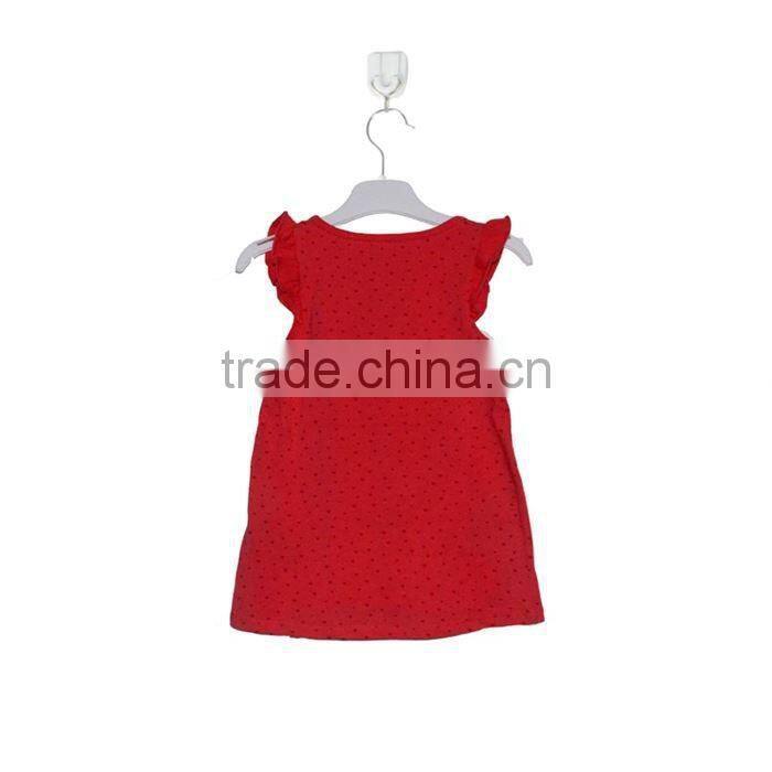 2015 Girl's cartoon beautiful vest t-shirt