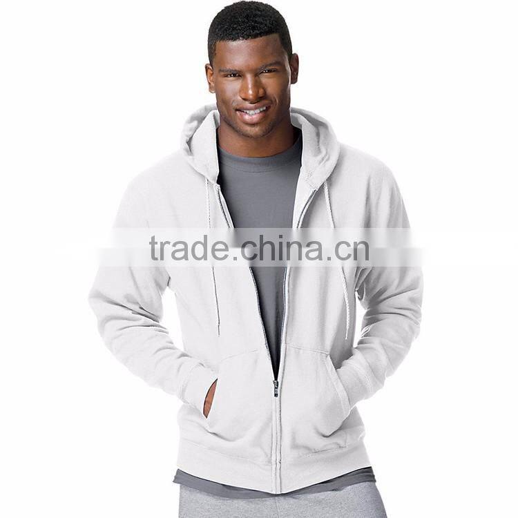 Latest Design Custom Zip Up Cheap Price Fashion Men's Clothing Bulk Plain Hoodies