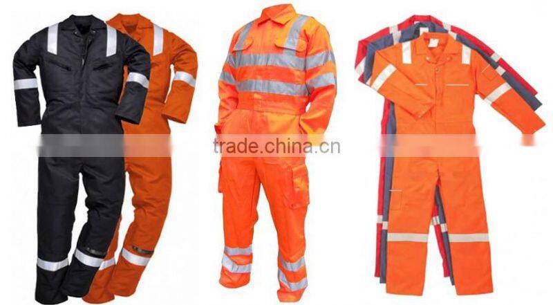 High Quality Wholesale Mens Coverall Reflective Safety Hi Vis Workwear