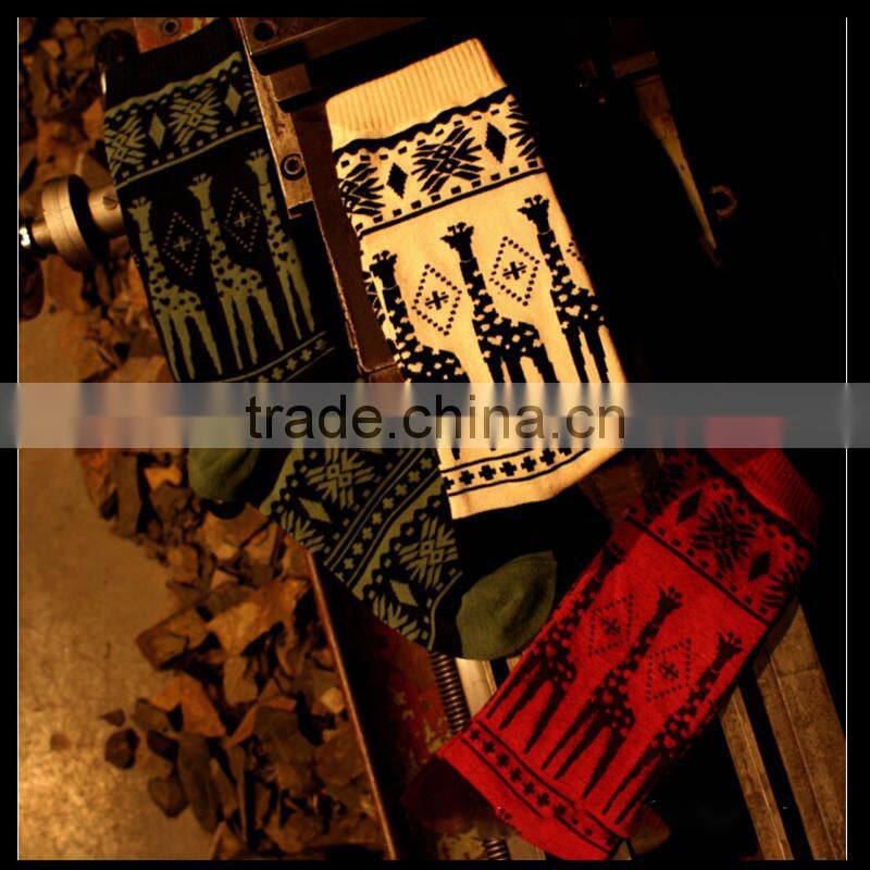 New Retro Personalized Knitted Thick Cotton Socks