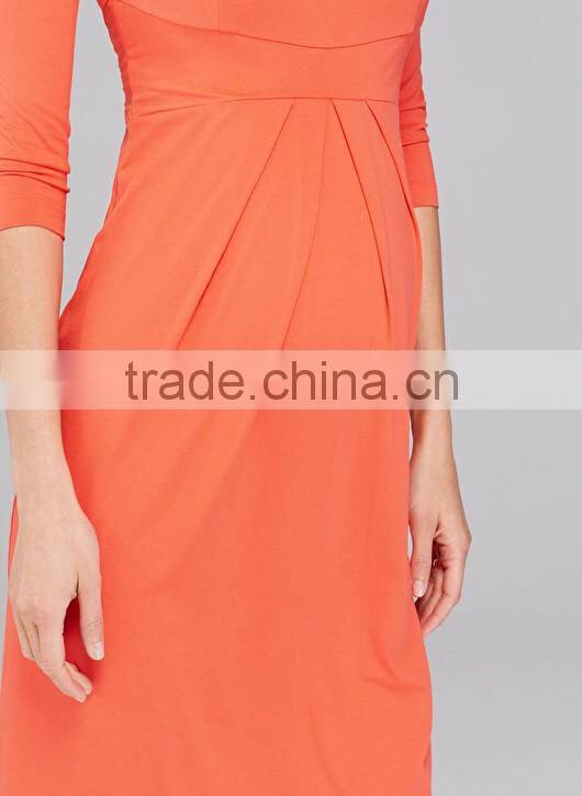 Latest stretch maternity loose designs dress for pregnant women