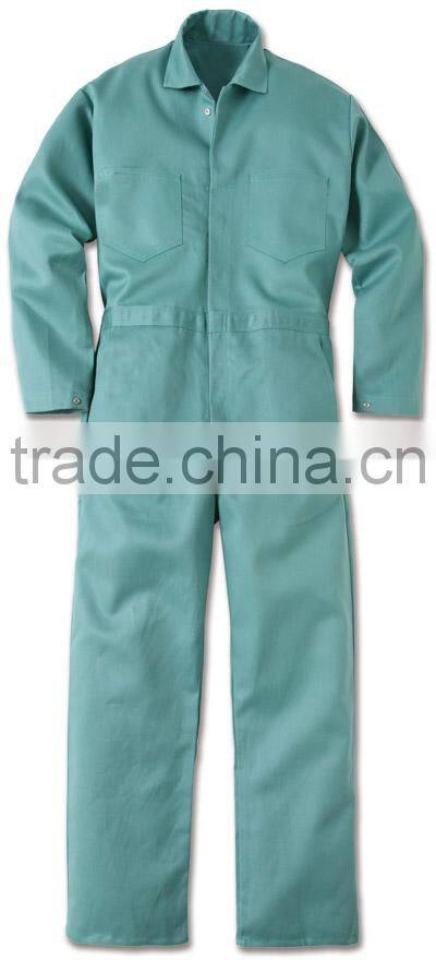 worksite fire resistant gripper coveralls