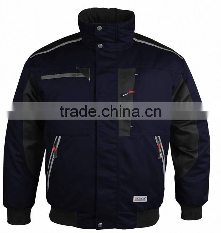 Hot selling Safety garment men Winter bomber jacket pilot jacket with waterproof EN343