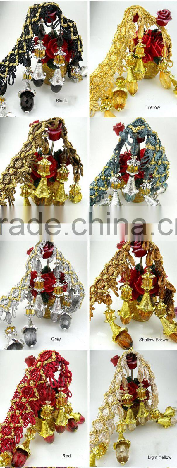 Factory Store High Quality Classic Glass Beaded Fringe