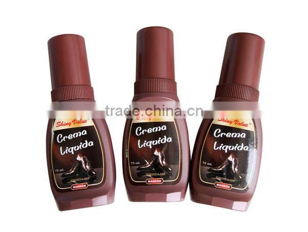 75ml liquid shoe polish for different colors