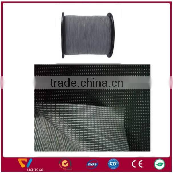 high quality EN471 grey color double side reflex yarn for knitting