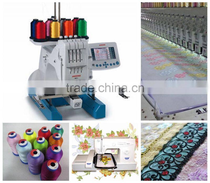 polyester embroidery thread FDY yarn manufacturer for bag stitching