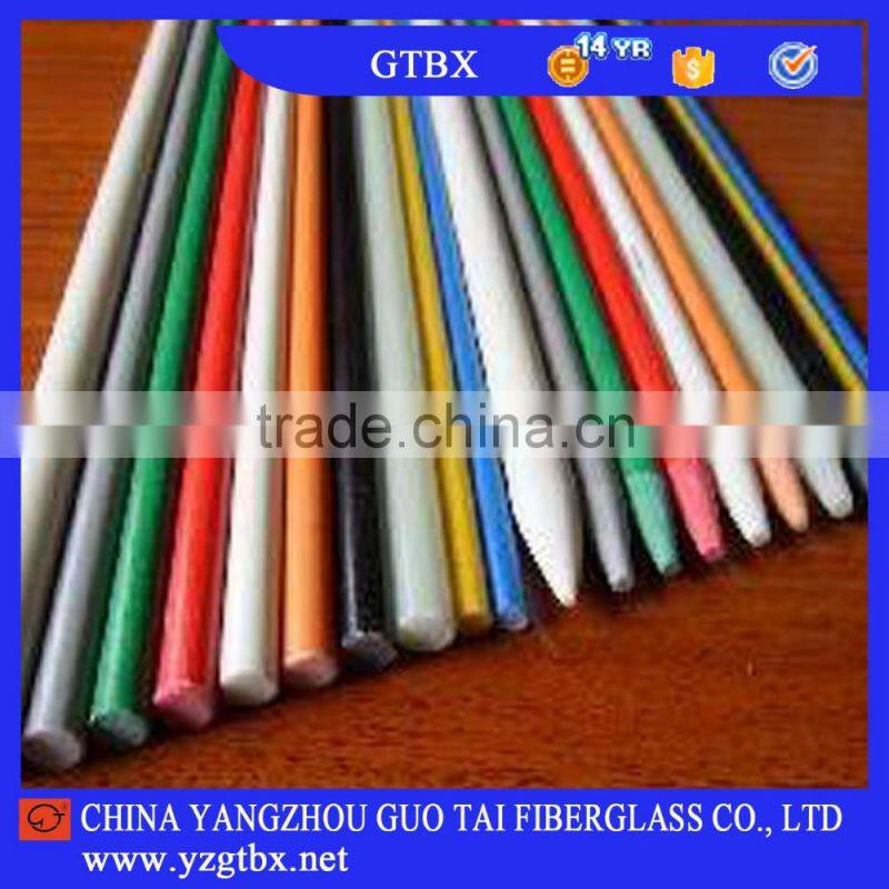 gardening fence using FRP rod one end tapered sharpened