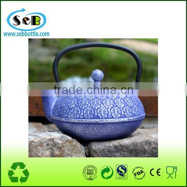 Cast Iron Teapot with Black Coating