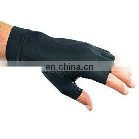 Amazon Ebay Spandex Recovery Compression Half Finger Gloves