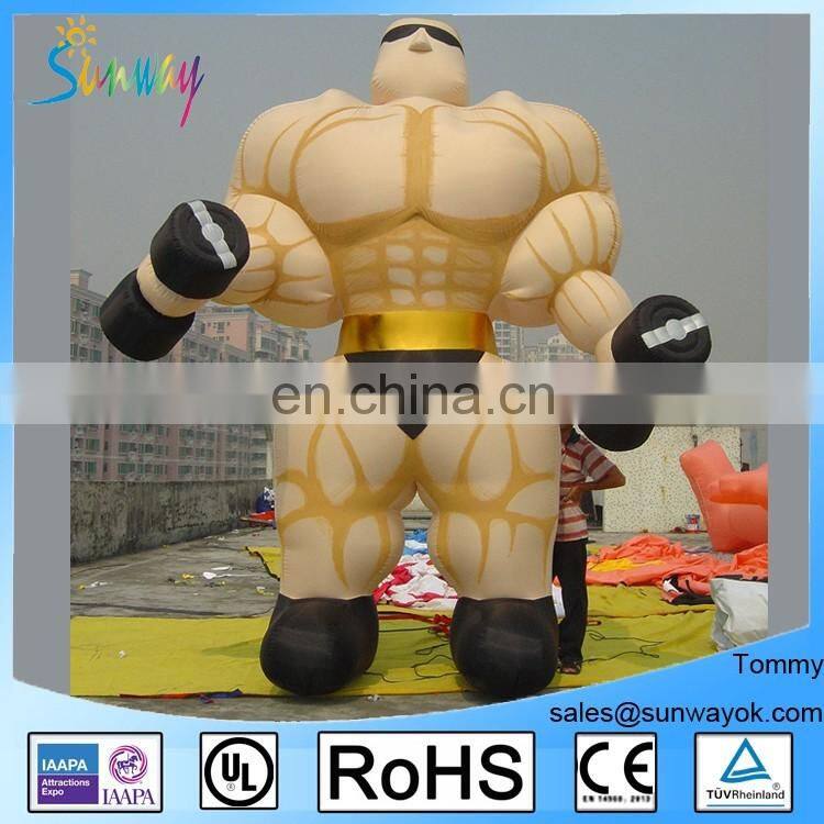 Inflatable Muscle Advertising Man