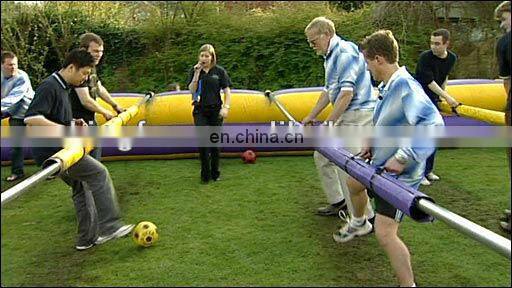 2013 new design inflatable soccer field/ soap inflatable football field