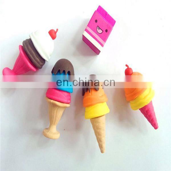 3D puzzle rubber eraser for children