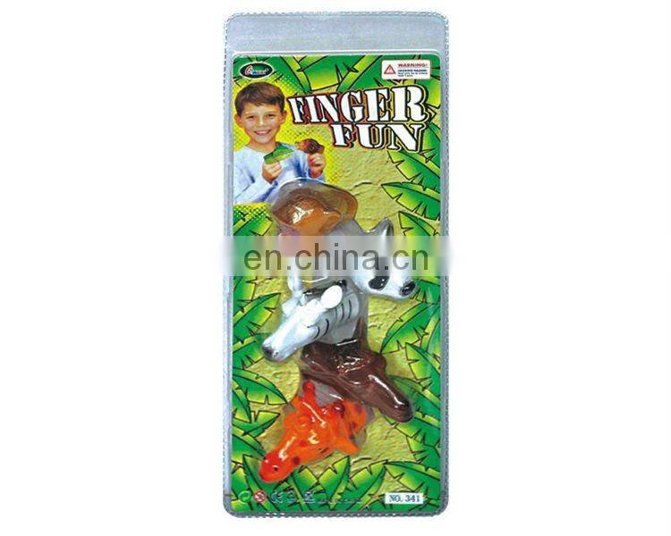 Ready Salable Bubber Wild animal finger Puttet HC77181