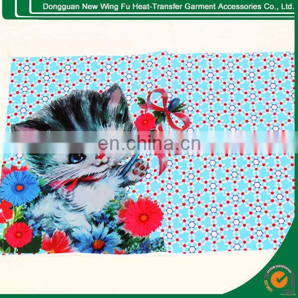China supplier garment clothing custom plastisol heat transfers