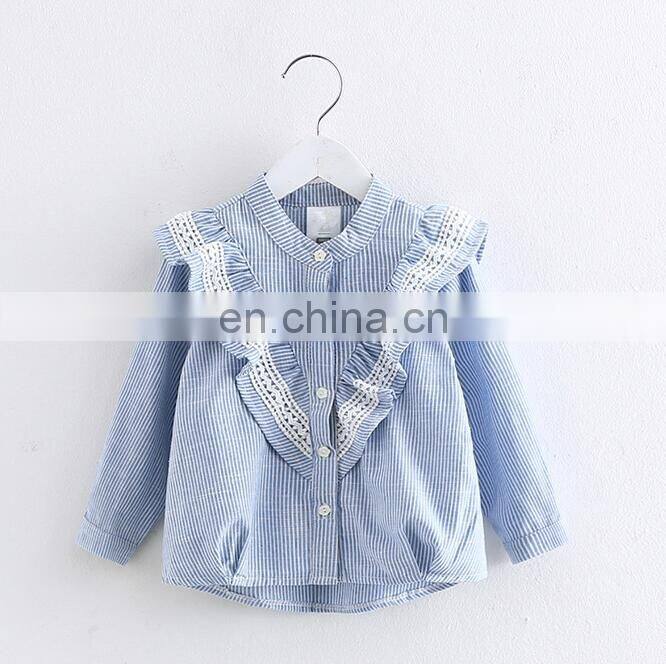 2017 Girls smocked boutique clothing fall baby clothes children girl shirt turkey wholesale children clothes