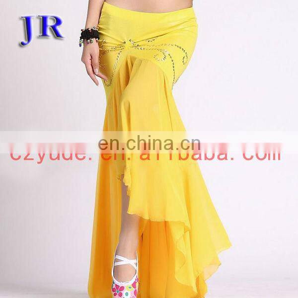 Sexy Cheap price chiffon belly dance mermaid skirt