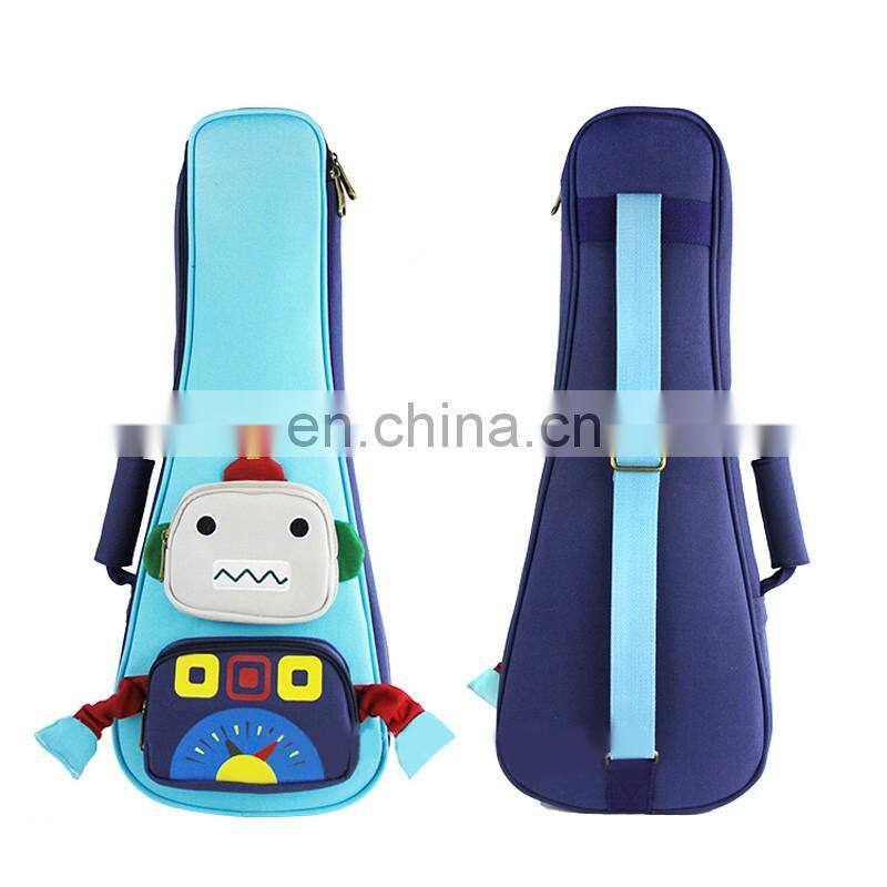 cartoon Custom packaging waterproof soft simple nice shaped Ukulele Guitar Bag