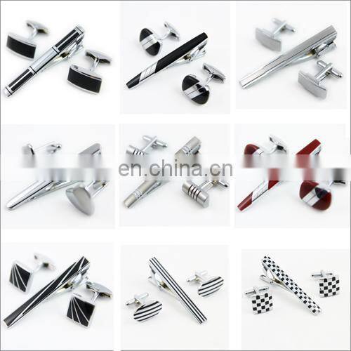 Alloy Jewelry Main Material metal Cufflinks and Tie Clips