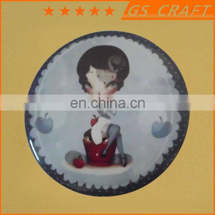 high quality button bottle opener keychain / magnetic button badge / mirror badge