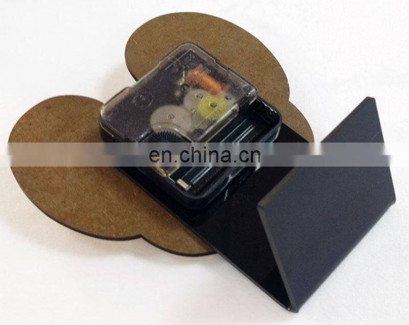 Sublimation MDF Hard Board Clock MDF wall clock sublimation wooden wall clock