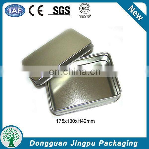 Custom printed tin gift box for pendrive packaging