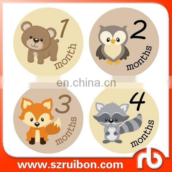 Baby Monthly Stickers with Matt finish,baby shower gift