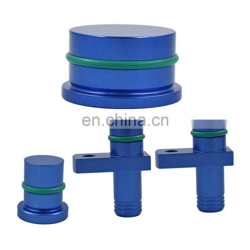 Duramax PCV Reroute Fittings w/ Reroute Port Plug and Resonator Plug For GM 6.6L